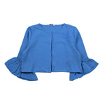 Please Coprispalle Tinta Unita per Bambina LG25043G49 AZZURRO PLEASE 