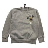 BRAND NAME felpa chiusa girocollo tinta unita Grigio per Bambino BN220S GRIGIO BRAND NAME 