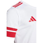 Adidas T-Shirt Girocollo Tinta Unita con Logo per Bambino JJ0059 BIANCO Adidas 