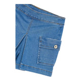 Mayoral Short Tinta Unita con Tasconi per Bambina 3207 AZZURRO MAYORAL 