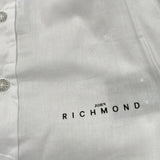 John Richmond Camicia tinta unita con Logo Bianco per Neonato RBP23054CA BIANCO JOHN RICHMOND 
