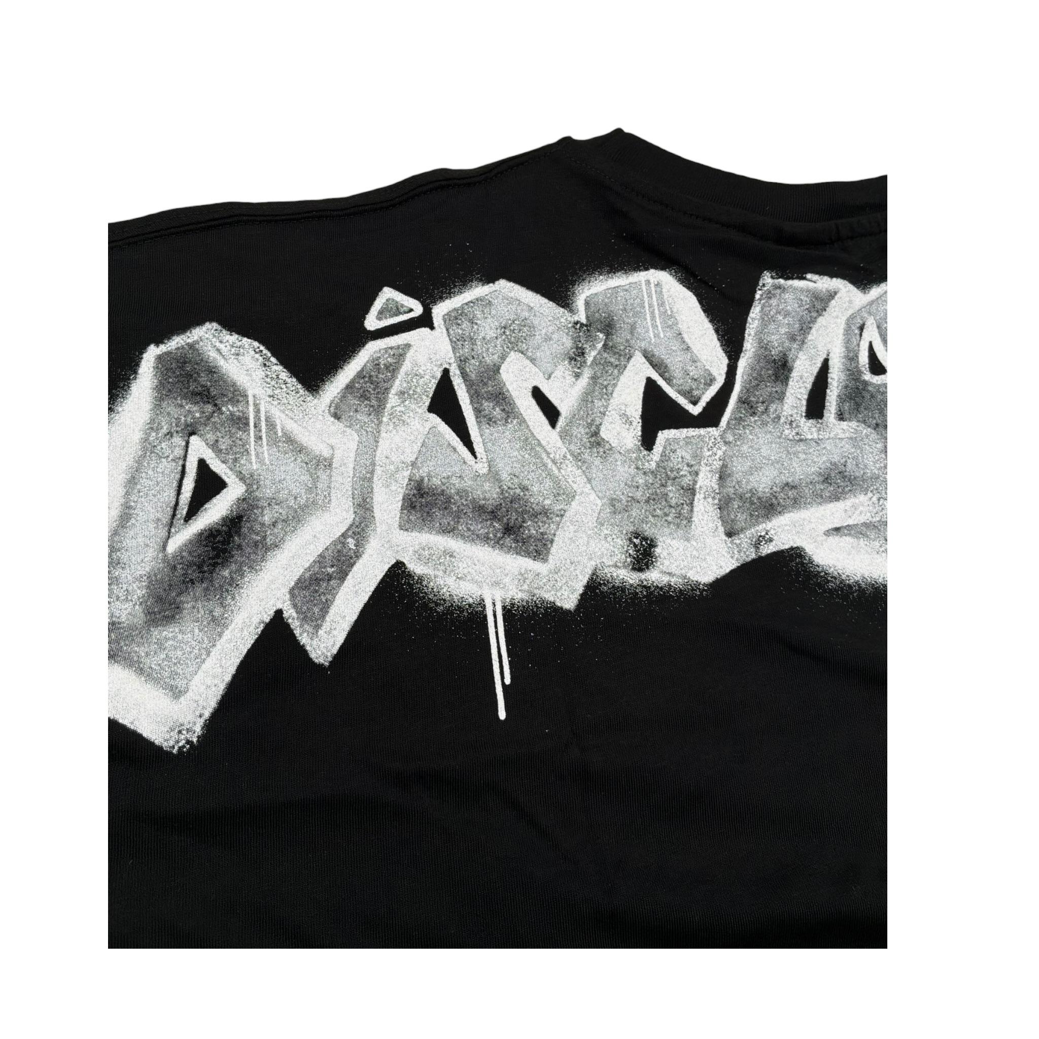 Disclaimer T-Shirt Girocollo Tinta Unita con Stampa per Bambino 25EDK58407X NERO DISCLAIMER 