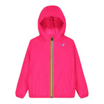 K-Way Giubbino Tinta Unita con Zip E Cappuccio per Bambina K2137XWJ FUXIA K-WAY 