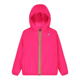 K-Way Giubbino Tinta Unita con Zip E Cappuccio per Bambina K2137XWJ FUXIA K-WAY 