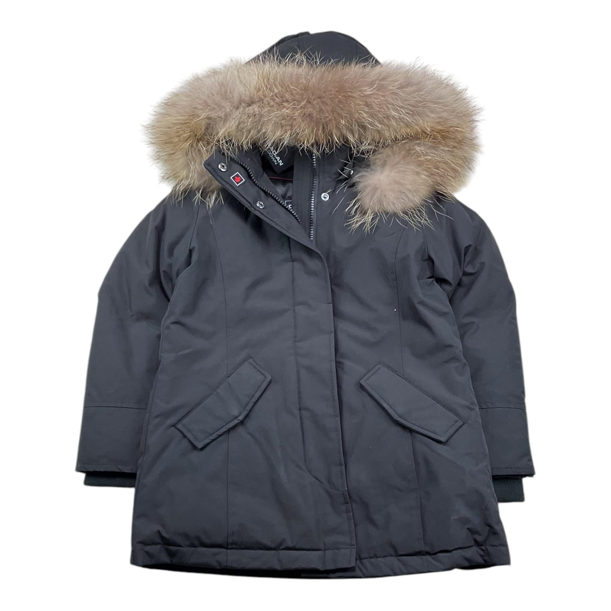 CANADIAN giubbino tinta unita con cappuccio Nero per Bambino CNGCM01NWK NERO CANADIAN 