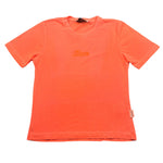 Shoe T-Shirt Girocollo tinta unita con Logo Arancione Fluo per Bambino SHSS25B24 ARANCIONE FLUO SHOE 