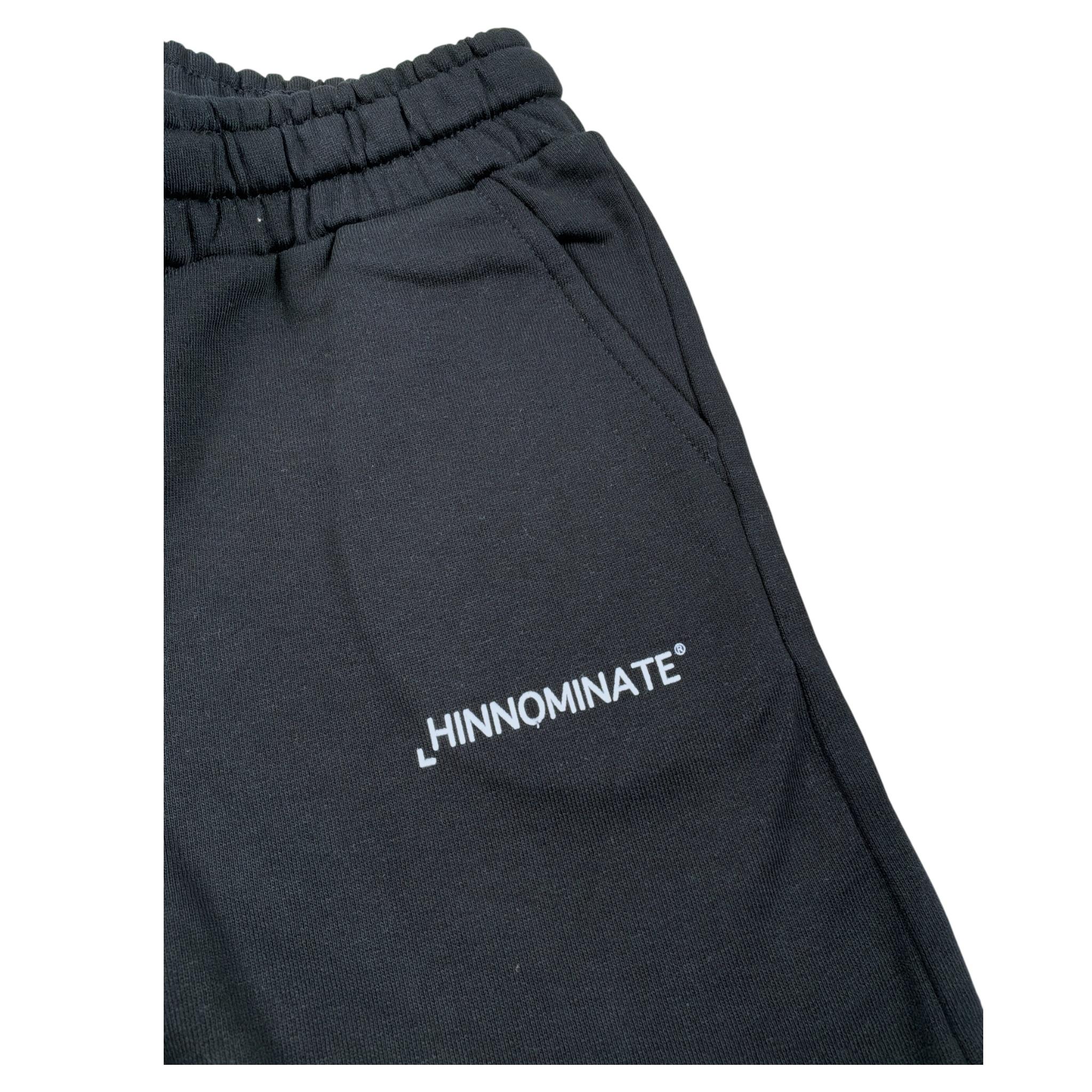 Hinnominate Bermuda tinta unita con Logo Nero per Bambino 3636F0168 NERO HINNOMINATE 