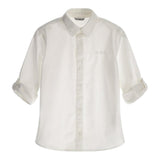 Guess Camicia Tinta Unita Manica Lunga per Bambino L3YH04WE5W0 BIANCO GUESS 