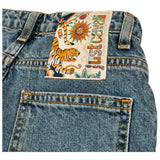 Just Cavalli Bermuda In Denim Tinta Unita con Girovita Regolabile per Bambino JBP26087BE BLU JUST CAVALLI 
