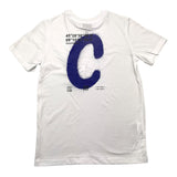 Nails Milano T-Shirt Rundhals Einfarbig Weiß Für Kinder