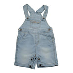 I Do Salopette In Denim Tinta Unita per Neonato 4B177 AZZURRO I DO 