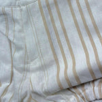 Manuel & Frank Salopette Tinta Unita con Fantasia A Righe per Neonato MF2194I BIANCO/BEIGE MANUEL & FRANK 