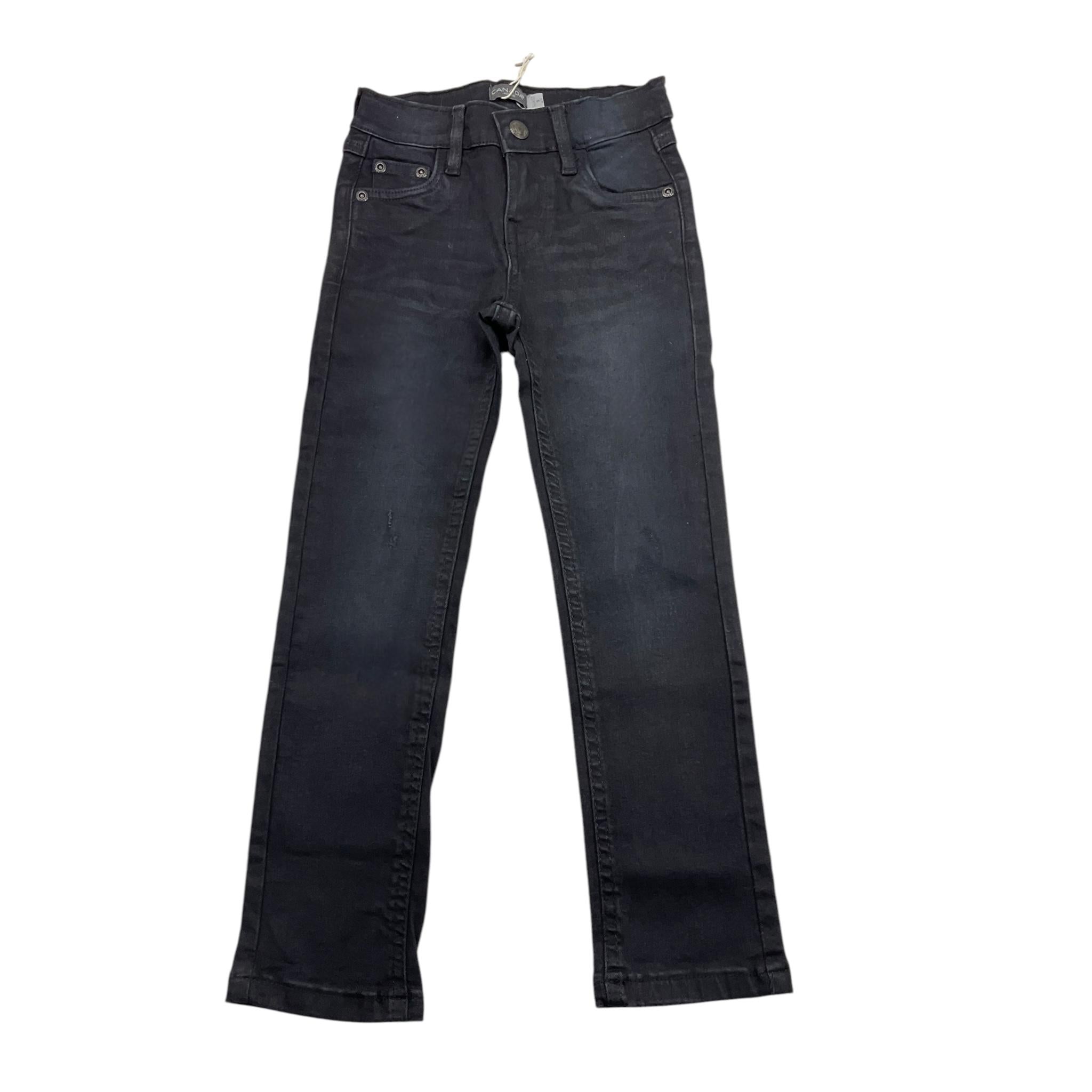 CANADA HOUSE jeans tinta unita con girovita regolabile Nero per Bambino 24471241 NERO CANADA HOUSE 
