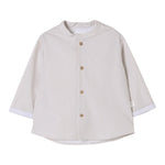 Teddy E Minou Camicia Manica Lunga Fantasia A Righe per Neonato E25CI001C4134 BEIGE TEDDY E MINOU 