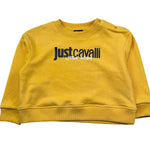 Trussardi Felpa Chiusa Girocollo Tinta Unita con Logo per Neonato JIP26080FE GIALLO TRUSSARDI 