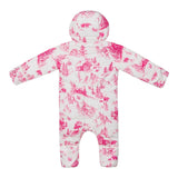 SAINT BARTH eskimo tinta unita con stampa fantasia Bianco/fuxia per Neonata GLC001 BIANCO/FUXIA SAINT BARTH 