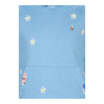 Ralph Lauren Felpa Tinta Unita con Cappuccio E Ricami per Bambina 312965136002 AZZURRO RALPH LAUREN 