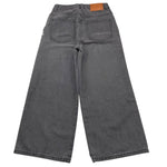 ERMANNO SCERVINO jeans tinta unita modello palazzo con ricami Grigio per Bambina SFPA003 GRIGIO ERMANNO SCERVINO 