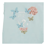 Guess T-Shirt Girocollo Tinta Unita con Logo per Neonata A5RI03K6YW4X VERDE ACQUA GUESS 