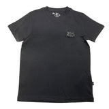 Dan John – Schwarzes, einfarbiges T-Shirt mit Rundhalsausschnitt und Logo-Print für Jungen