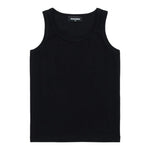 Dsquared2 Canotta Girocollo tinta unita con Logo Nero per Bambino DQ2783X NERO DSQUARED2 