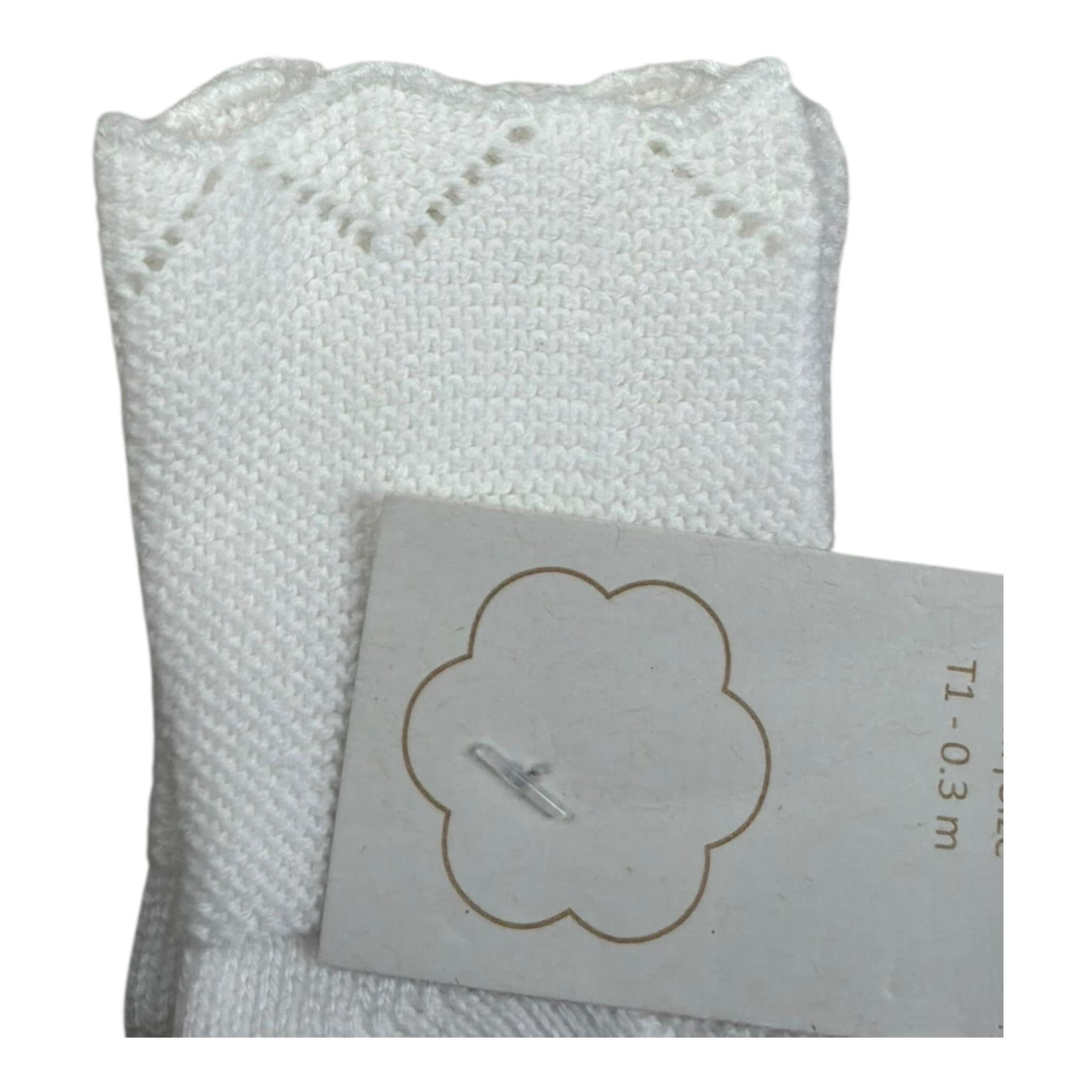 Wedoble Calzini Tinta Unita per Neonato V2403345A BIANCO WEDOBLE 