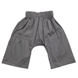 Pype Pantalone Tinta Unita Con Elastico In Vita Grigio Per Neonato