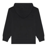 Diesel Felpa tinta unita con Cappuccio E Stampa Nero per Bambino J00836 NERO DIESEL 