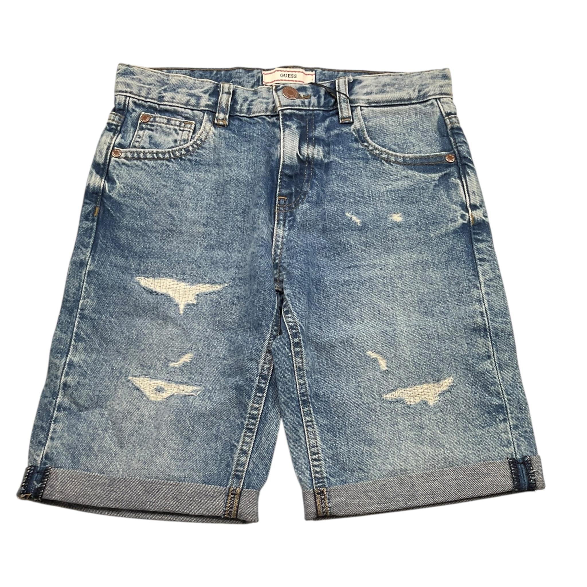 Guess Bermuda In Denim Tinta Unita  per Bambino L5GD00D41E0 AZZURRO GUESS 