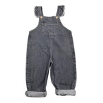 PLAY UP salopette tinta unita in denim Nero per Bambina PA022AP11503 NERO PLAY UP 
