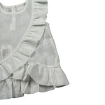 Per Te Top Giromanica Tinta Unita per Bambina 33981 BIANCO PER TE 