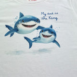 Saint Barth T-Shirt Girocollo Tinta Unita con Stampa per Bambino 00161L BIANCO SAINT BARTH 