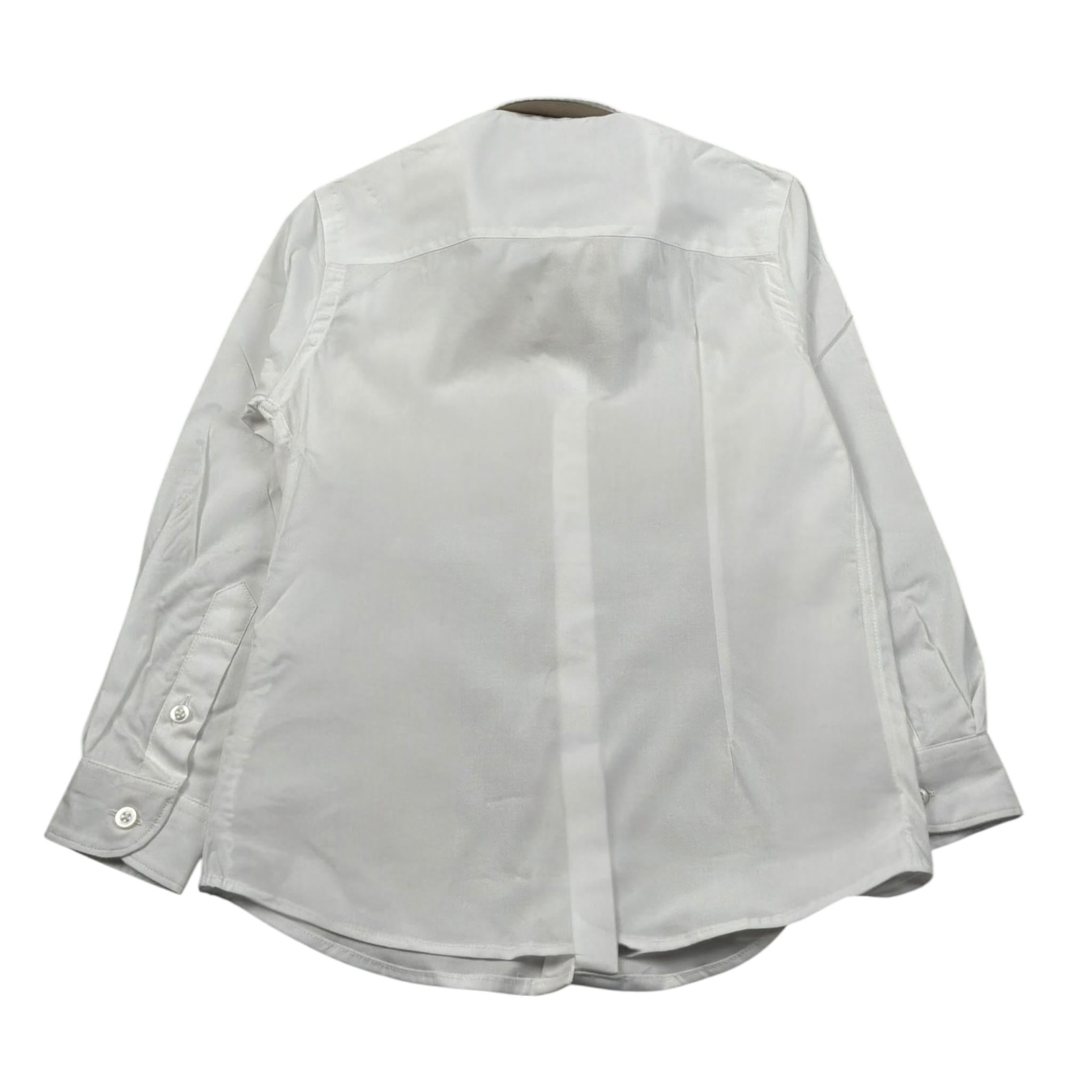 Manuel Ritz Camicia Manica Unga Tinta Unita per Bambino MR2284 BIANCO MANUEL RITZ 