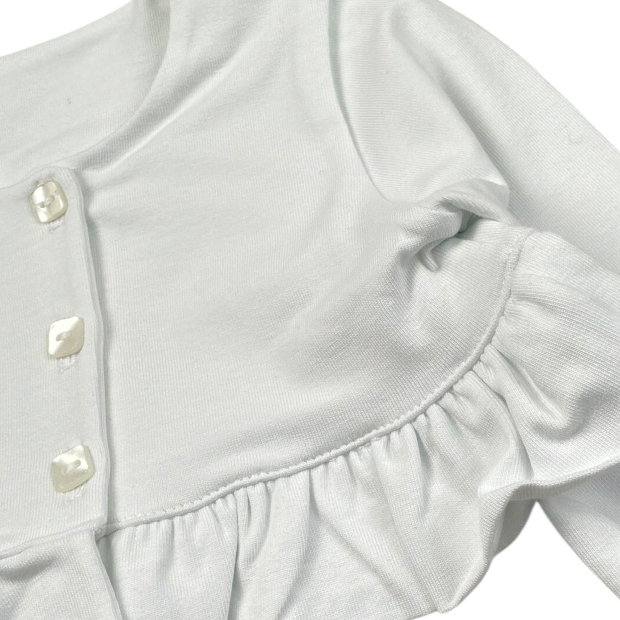 Babyvip Coprispalle Tinta Unita con Bottoni per Bambina T7852J BIANCO BABYVIP 