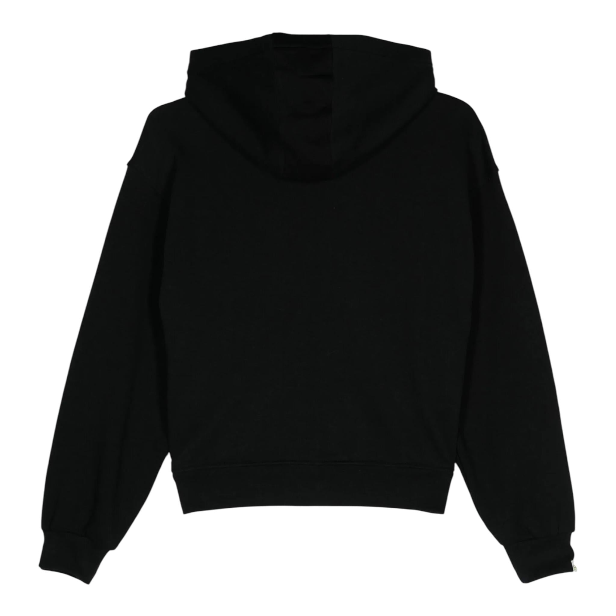 BARROW KIDS felpa chiusa girocollo tinta unita con logo Nero per Bambino F4BKJUHS059 NERO BARROW KIDS 