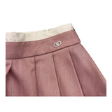 Fun & Fun Gonna Tinta Unita con Applicazione Logo per Bambina FBSK01370 ROSA FUN & FUN 