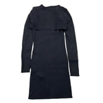 LIU JO abito mezza manica tinta unita con scaldacuore Nero per Bambina GF4196XX NERO LIU JO 