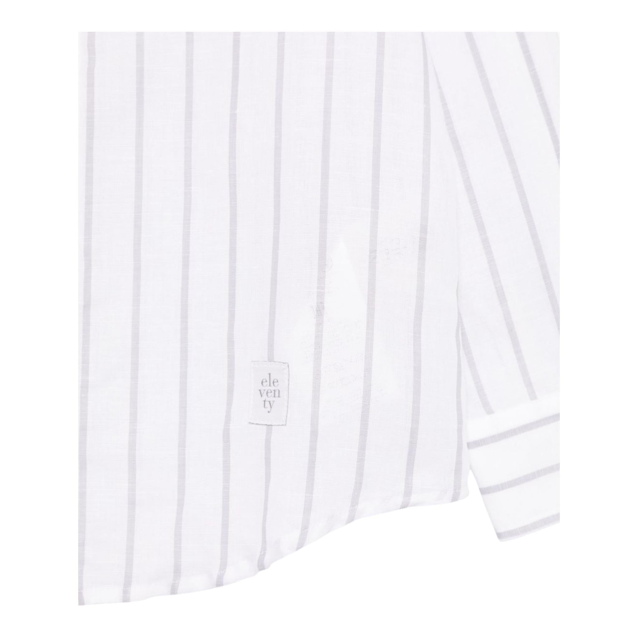 Eleventy Camicia Tinta Unita Fantasia A Righe per Bambino EW5P30 BIANCO ELEVENTY 