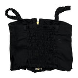 Lu Lu By Miss Grant Top tinta unita con Zip Nero per Bambina LL3390X NERO LU LU BY MISS GRANT 