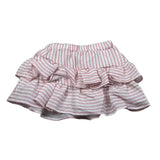 M+E' Gonna Tinta Unita con Fantasia A Righe per Neonata UE1778XXX BIANCO/ROSA M+E' 