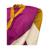 JANICE cardigan scollo a v tricolore Multicolor per Bambina JN576R MULTICOLOR JANICE 