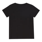 Liu Jo T-Shirt Girocollo Tinta Unita con Brillantini per Bambina GA5019X NERO LIU JO 
