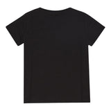 Liu Jo T-Shirt Girocollo Tinta Unita con Brillantini per Bambina GA5019X NERO LIU JO 