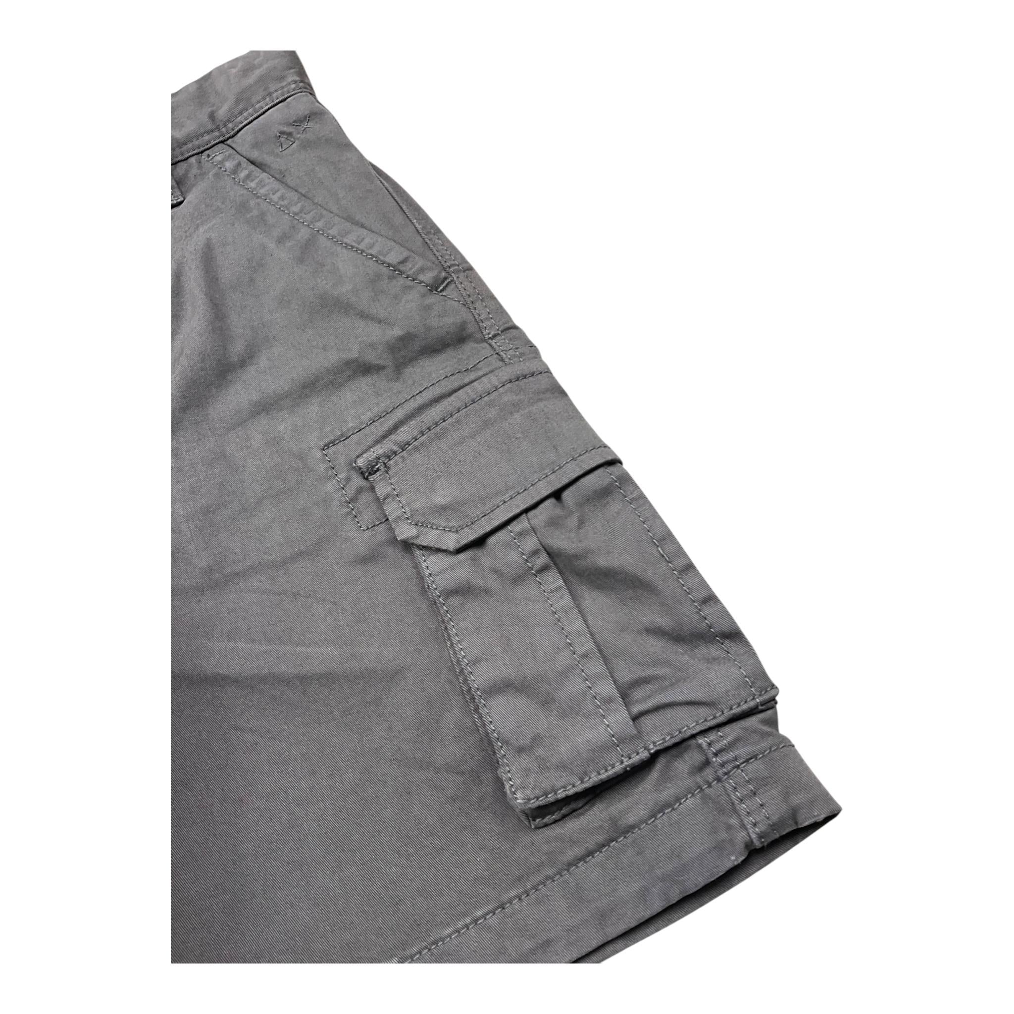 Sun68 Bermuda Tinta Unita con Girovita Regolabile per Bambino CPB35304 GRIGIO SUN68 