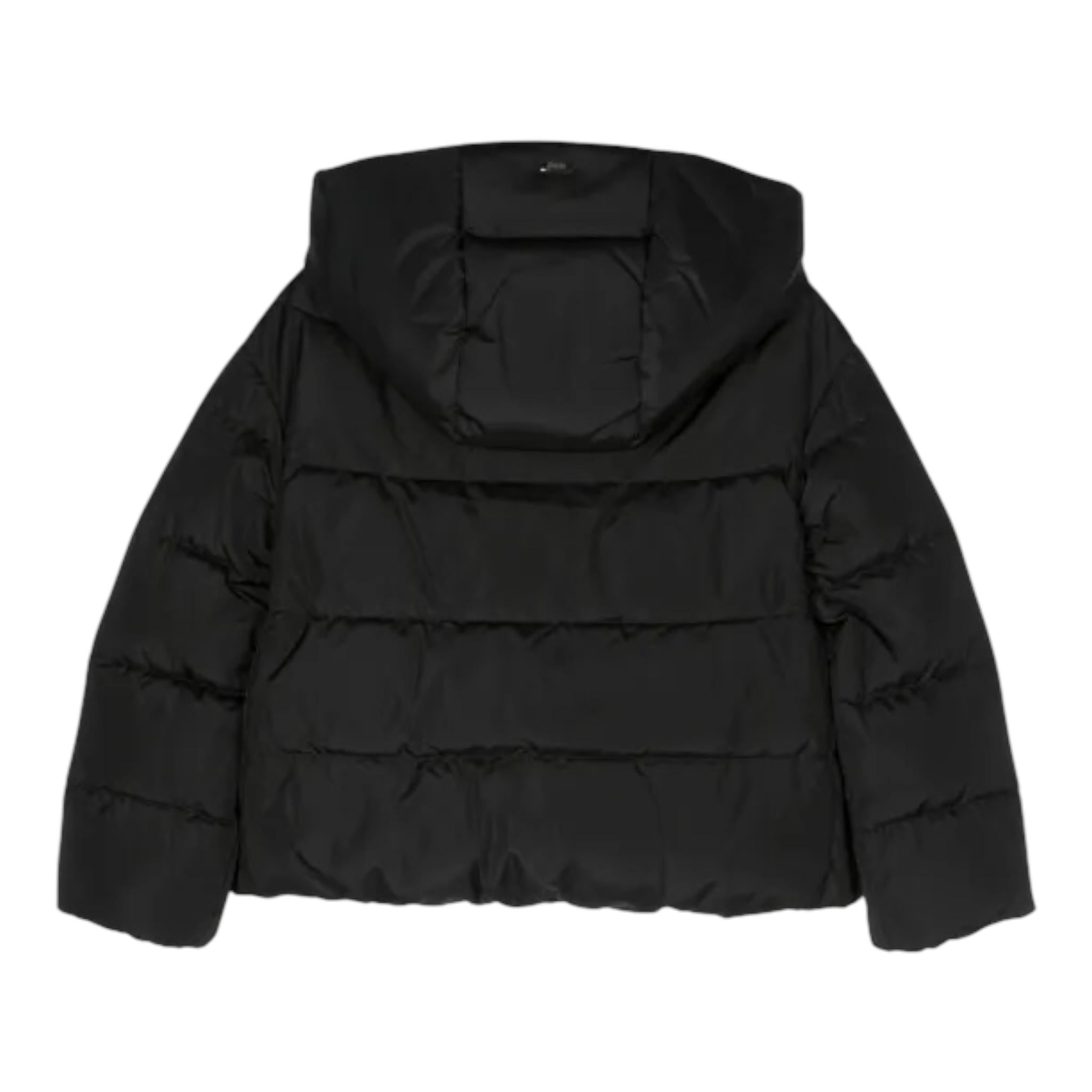 HERNO giubbino tinta unita con zip Nero per Bambina PI000159G20045 NERO HERNO 