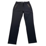 GAELLE pantalone tinta unita con finti bottoni Nero per Bambina 2741P00323X NERO GAELLE 