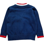 Trussardi Cardigan Tinta Unita Scollo A V per Neonato TIP26007CD BLU TRUSSARDI 