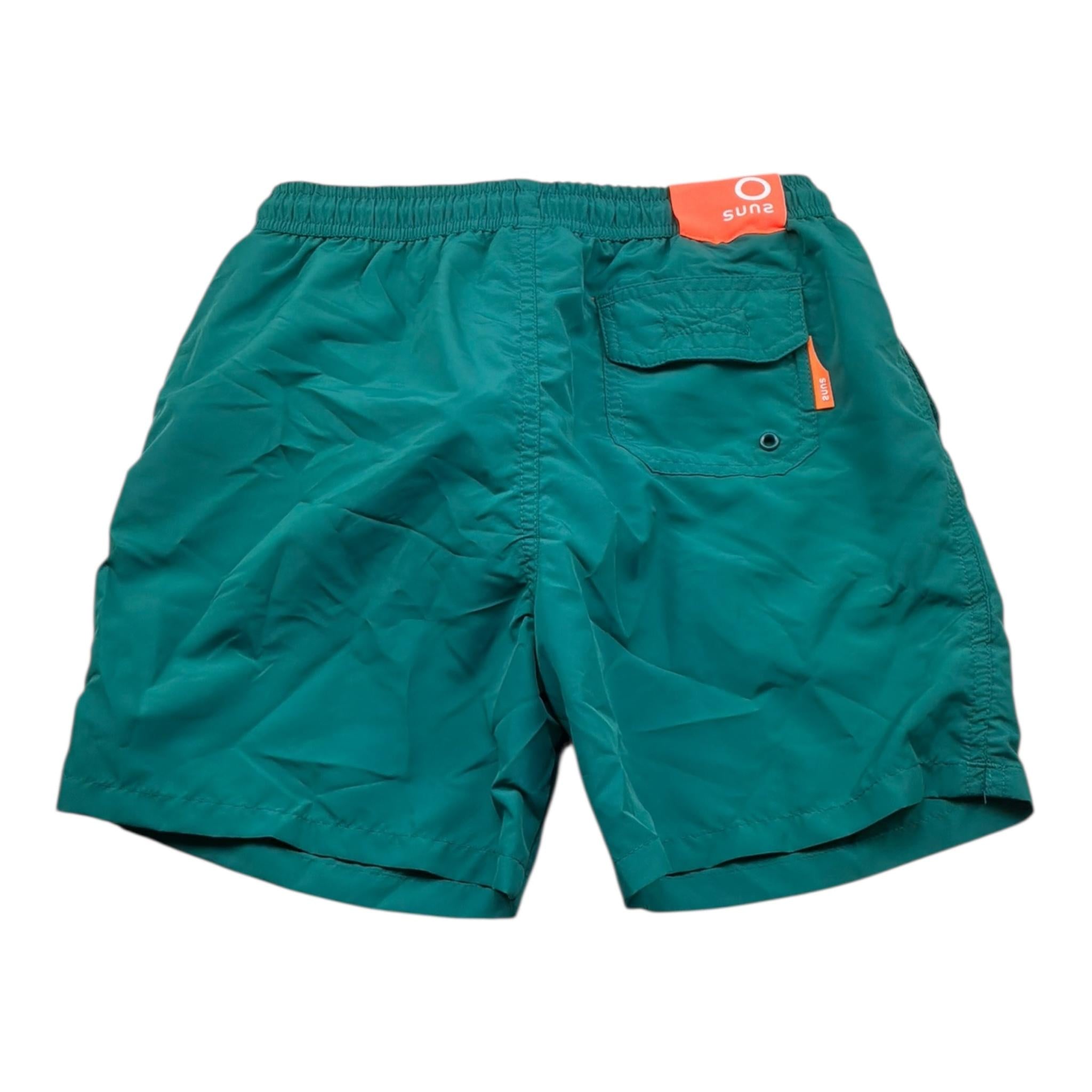 Suns  Costume Modello Boxer Tinta Unita per Bambino BXS5101U VERDE SUNS 