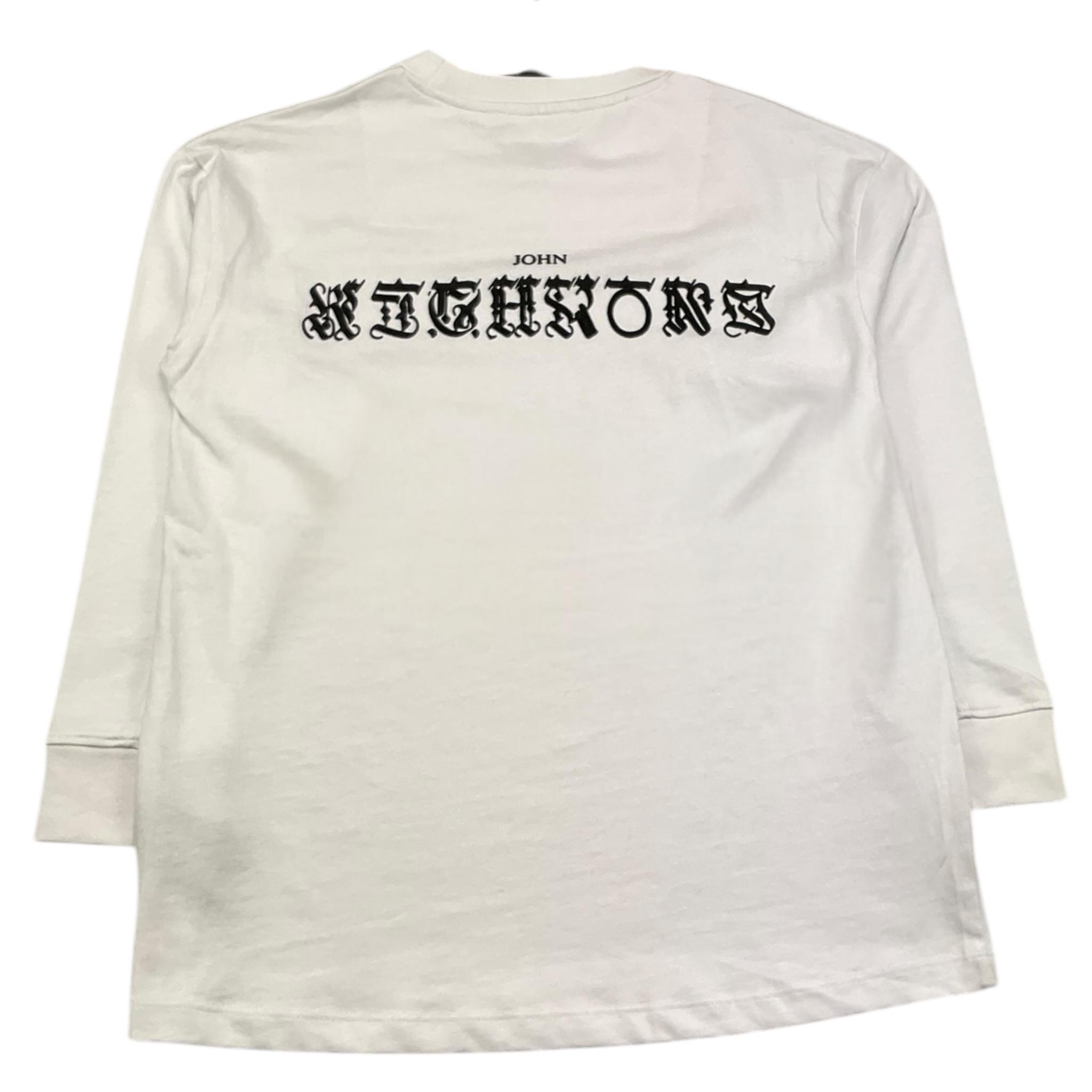 JOHN RICHMOND shirt girocollo tinta unita cn stampa Bianco per Bambino RBA25027TS BIANCO JOHN RICHMOND 