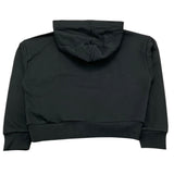 ICEBERG felpa chiusa con cappuccio tinta unita con stampa logo Nero per Bambina MFICE5336JX NERO ICEBERG 